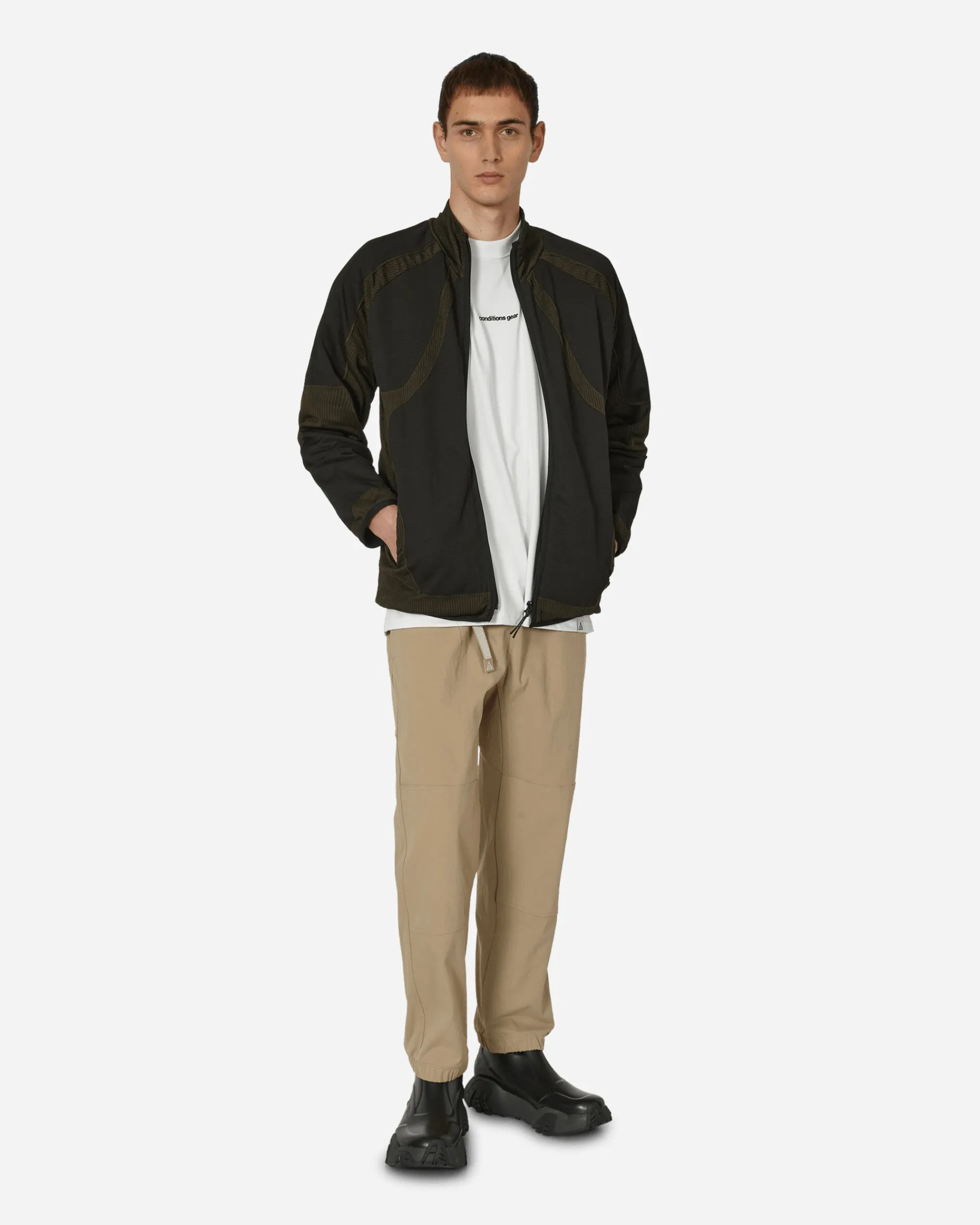 _J.L-A.L_ Sweatshirts^Liquid Track Top Grey / Black