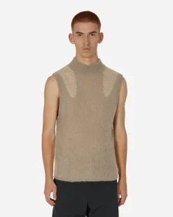 _J.L-A.L_ Knitwear^Liquid Vest Light Grey