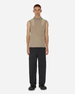 _J.L-A.L_ Knitwear^Liquid Vest Light Grey
