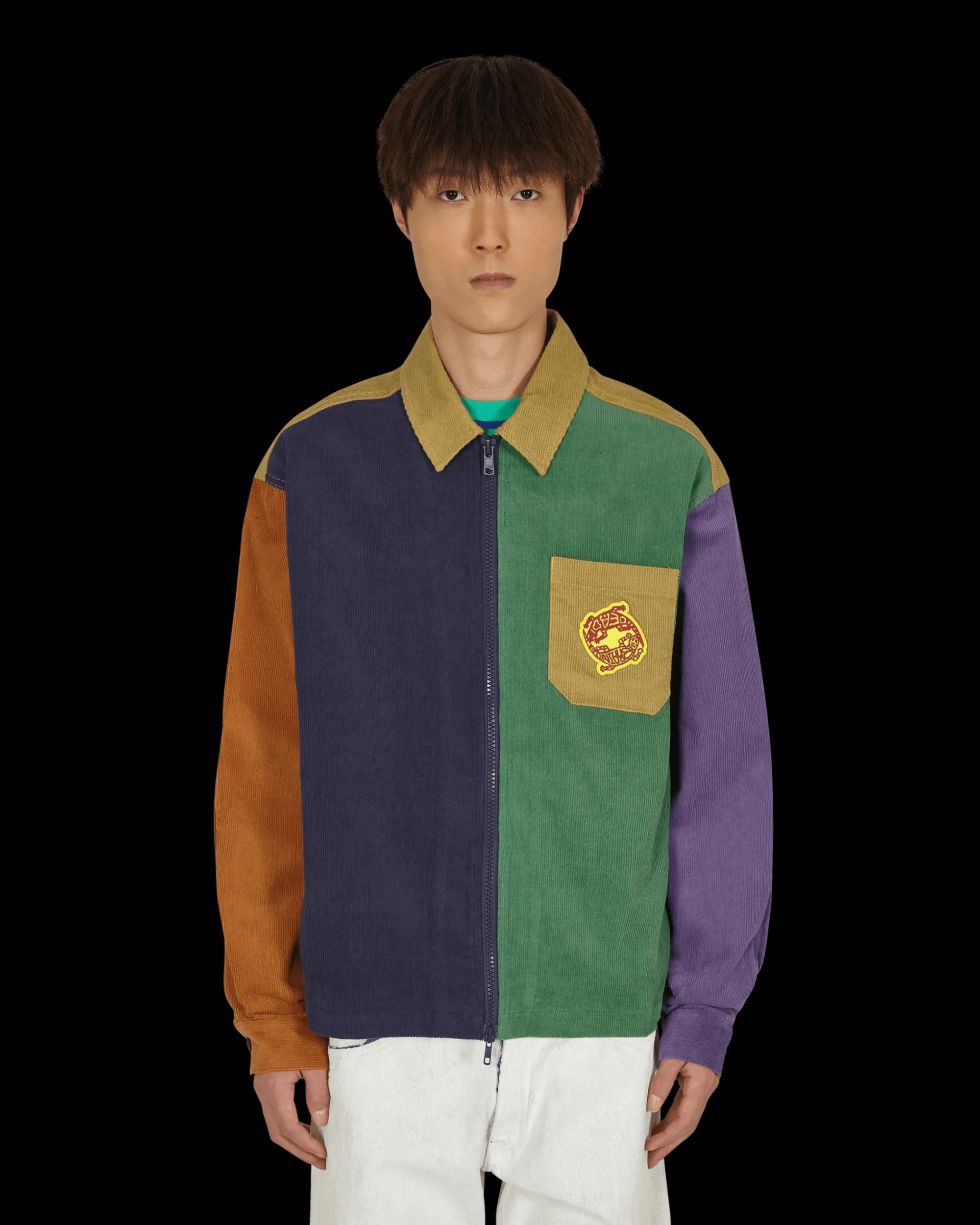 Brain Dead Shirts^Lizards Wide Wale Zip Shirt Multicolor