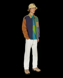 Brain Dead Shirts^Lizards Wide Wale Zip Shirt Multicolor