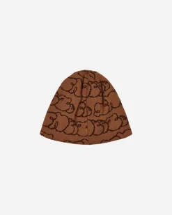 Sneeze Magazine Hats|Hats^Logo Beanie Brown