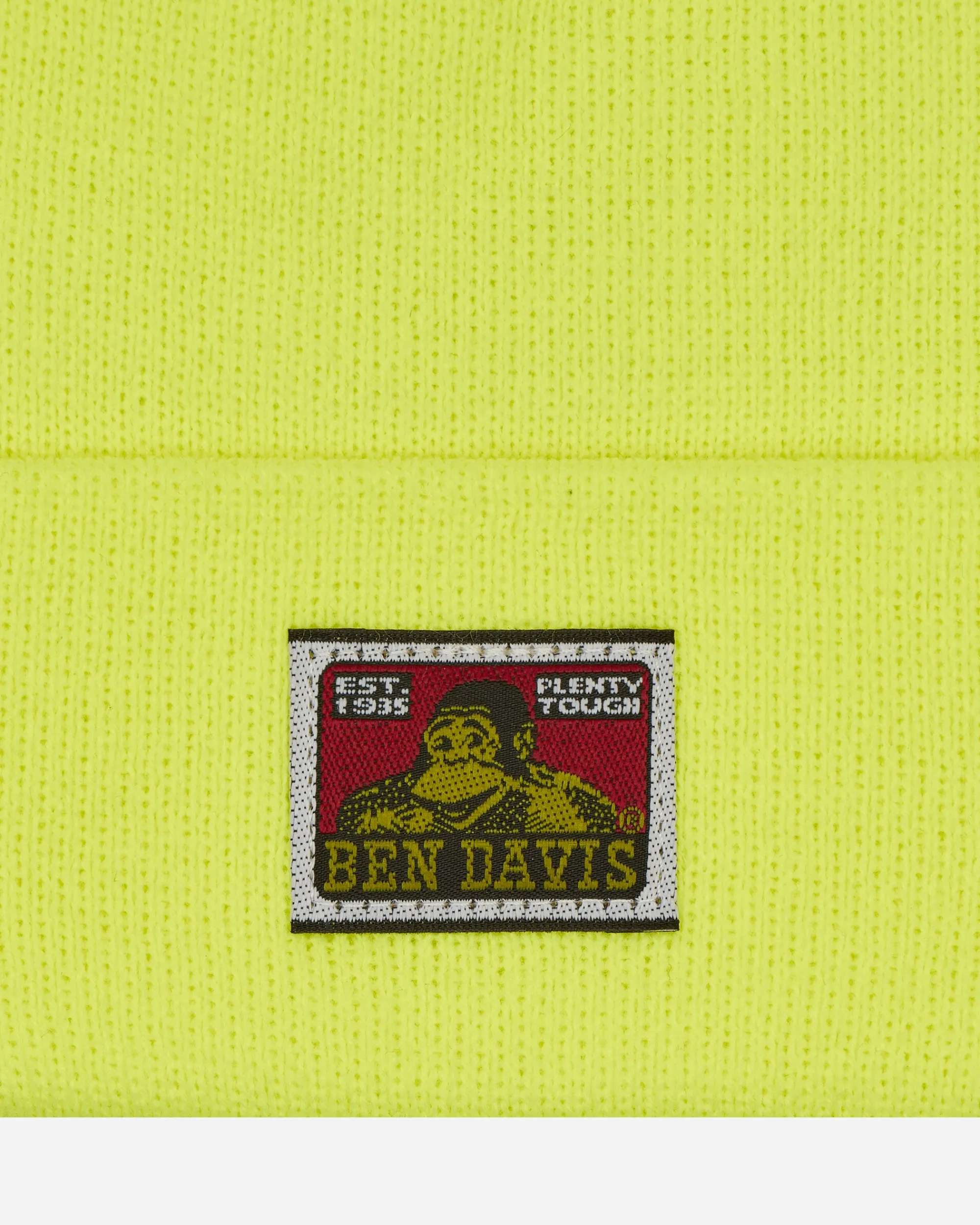 Ben Davis Hats|Hats^Logo Beanie Safety Yellow