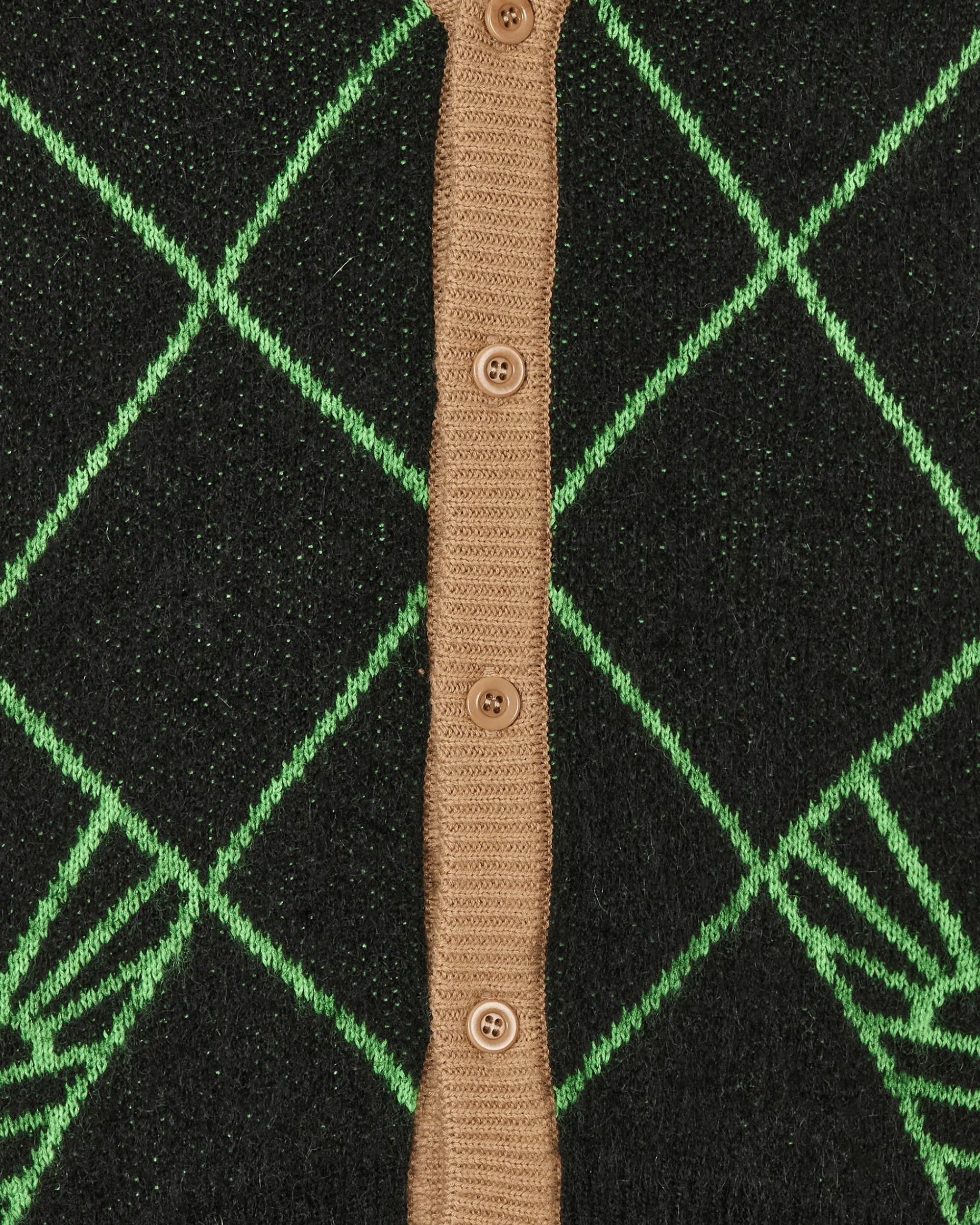 Paccbet Knitwear^Logo Cardigan Black