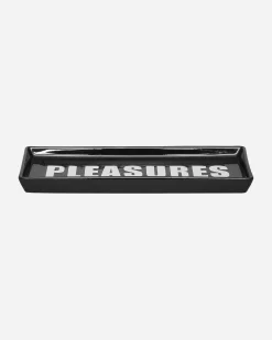 Pleasures Objects^Logo Ceramic Tray Black