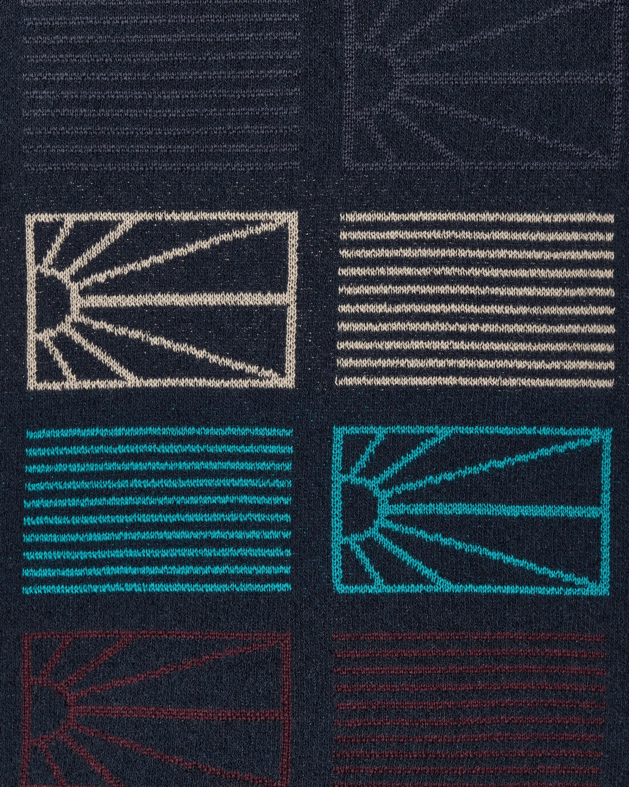 Paccbet Knitwear^Logo Crewneck Sweater Blue