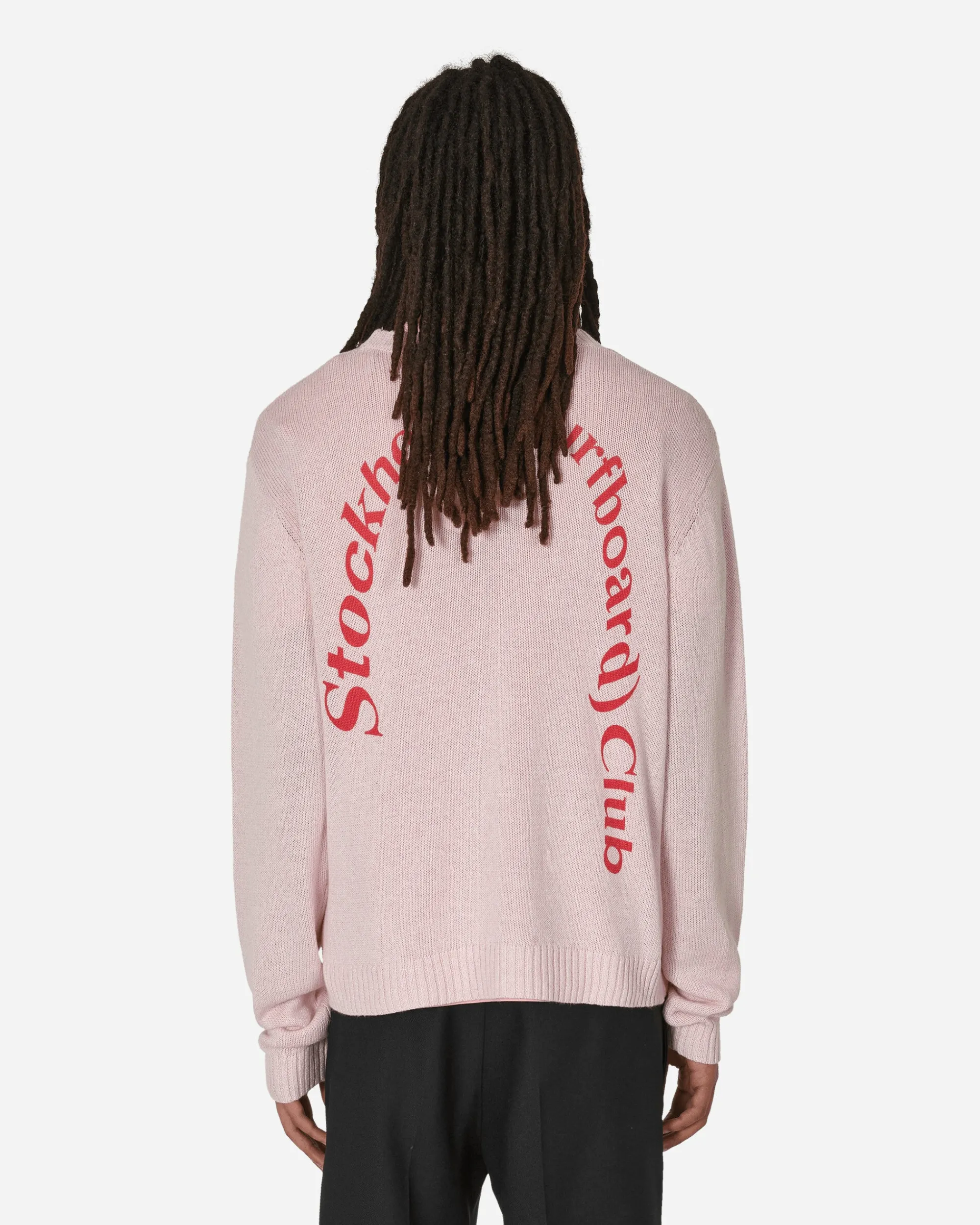 Stockholm (Surfboard) Club Knitwear^Logo Crewneck Sweater Pink
