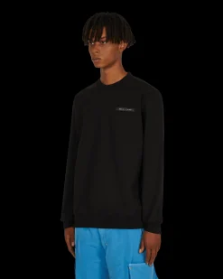 1017 ALYX 9SM Sweatshirts^Logo Crewneck Sweatshirt Black
