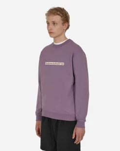 Stockholm (Surfboard) Club Sweatshirts^Logo Crewneck Sweatshirt Purple