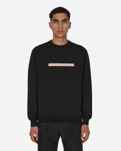 Stockholm (Surfboard) Club Sweatshirts^Logo Crewneck Sweatshirt Black