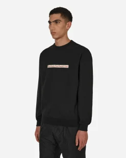Stockholm (Surfboard) Club Sweatshirts^Logo Crewneck Sweatshirt Black
