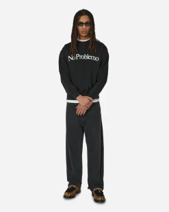 No Problemo Sweatshirts^Logo Crewneck Sweatshirt Black