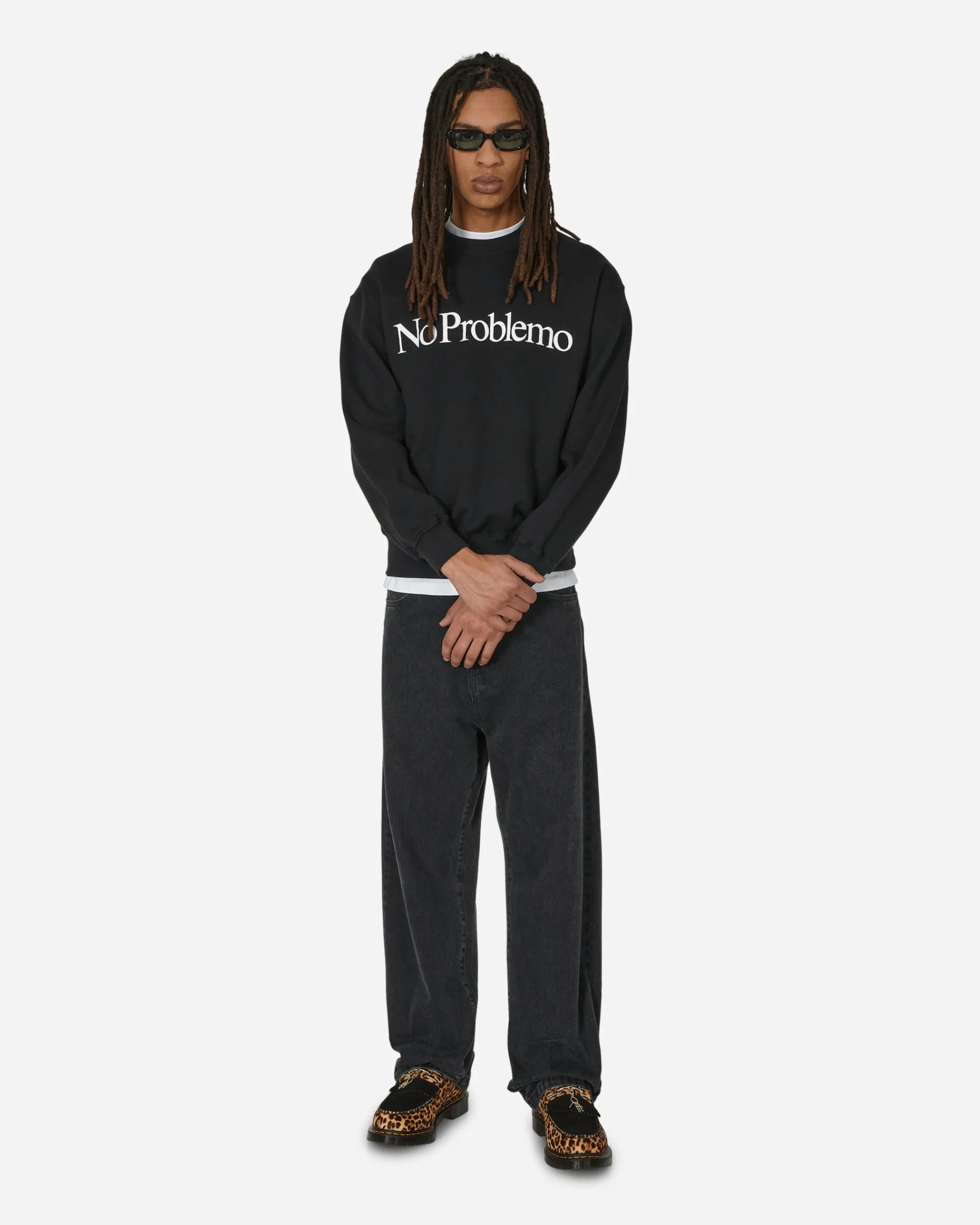 No Problemo Sweatshirts^Logo Crewneck Sweatshirt Black