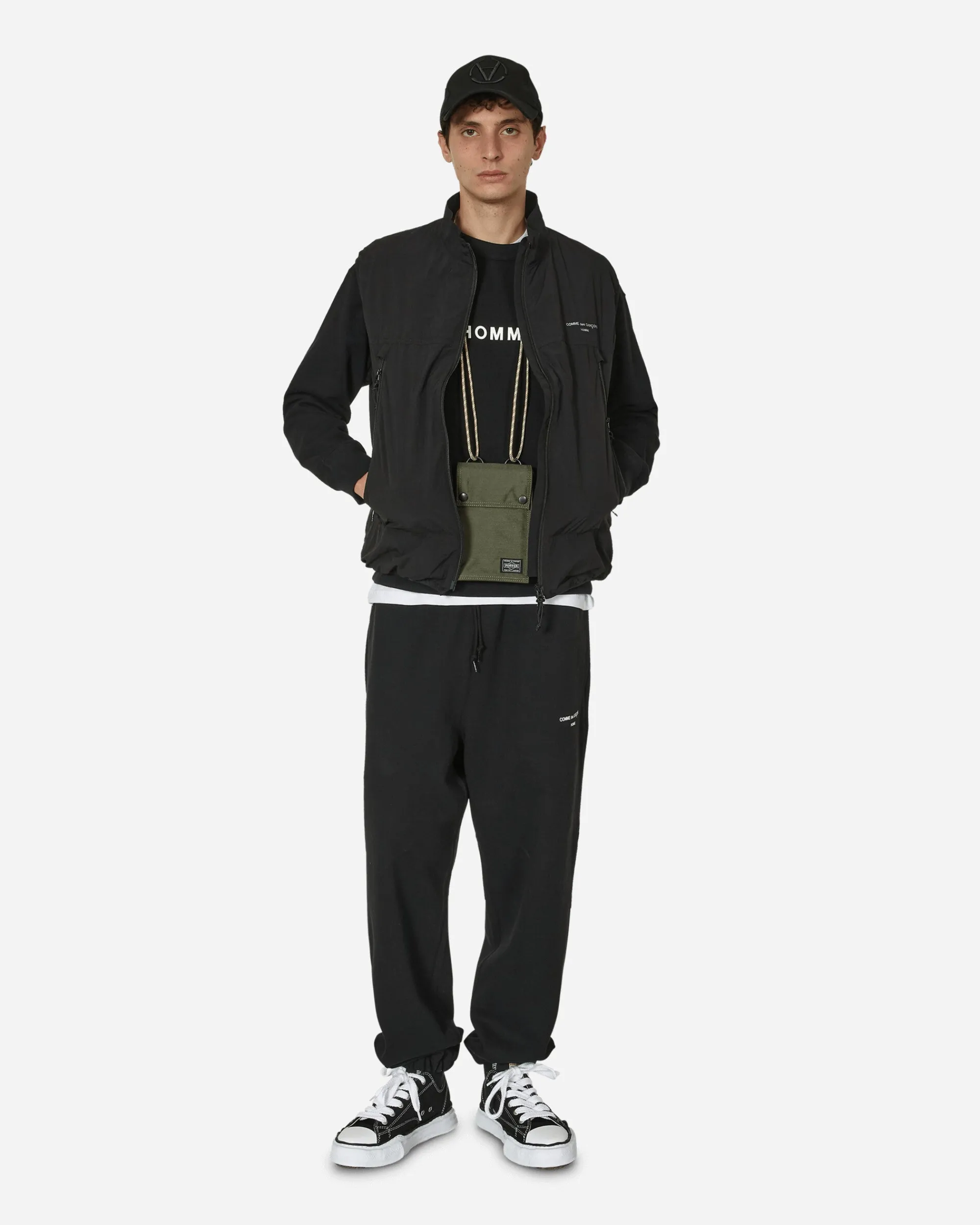 Comme Des Garçons Homme Sweatshirts^Logo Crewneck Sweatshirt Black