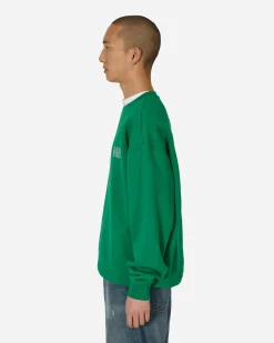 Awake NY Sweatshirts^Logo Crewneck Sweatshirt Green