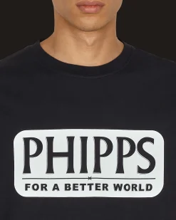 Phipps T-Shirts^Logo Graphic Longsleeve T-Shirt Blue