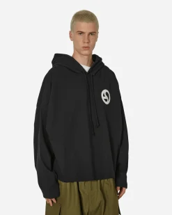 Acne Studios Sweatshirts^Logo Hooded Sweatshirt Black