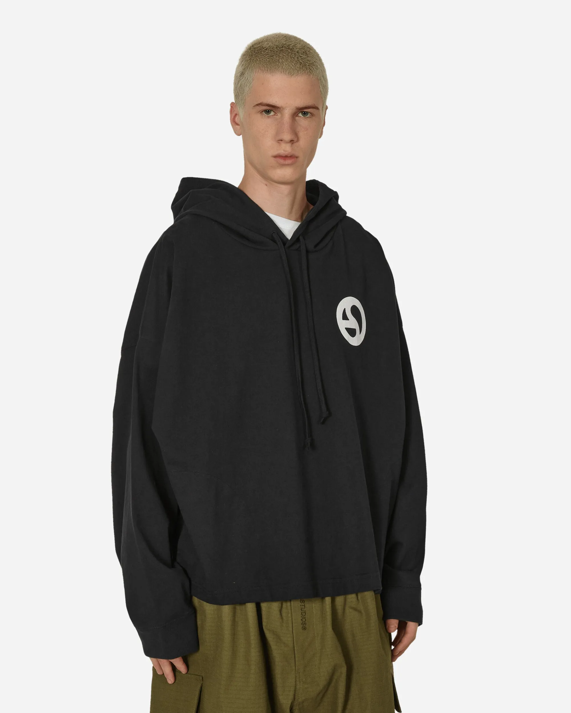 Acne Studios Sweatshirts^Logo Hooded Sweatshirt Black