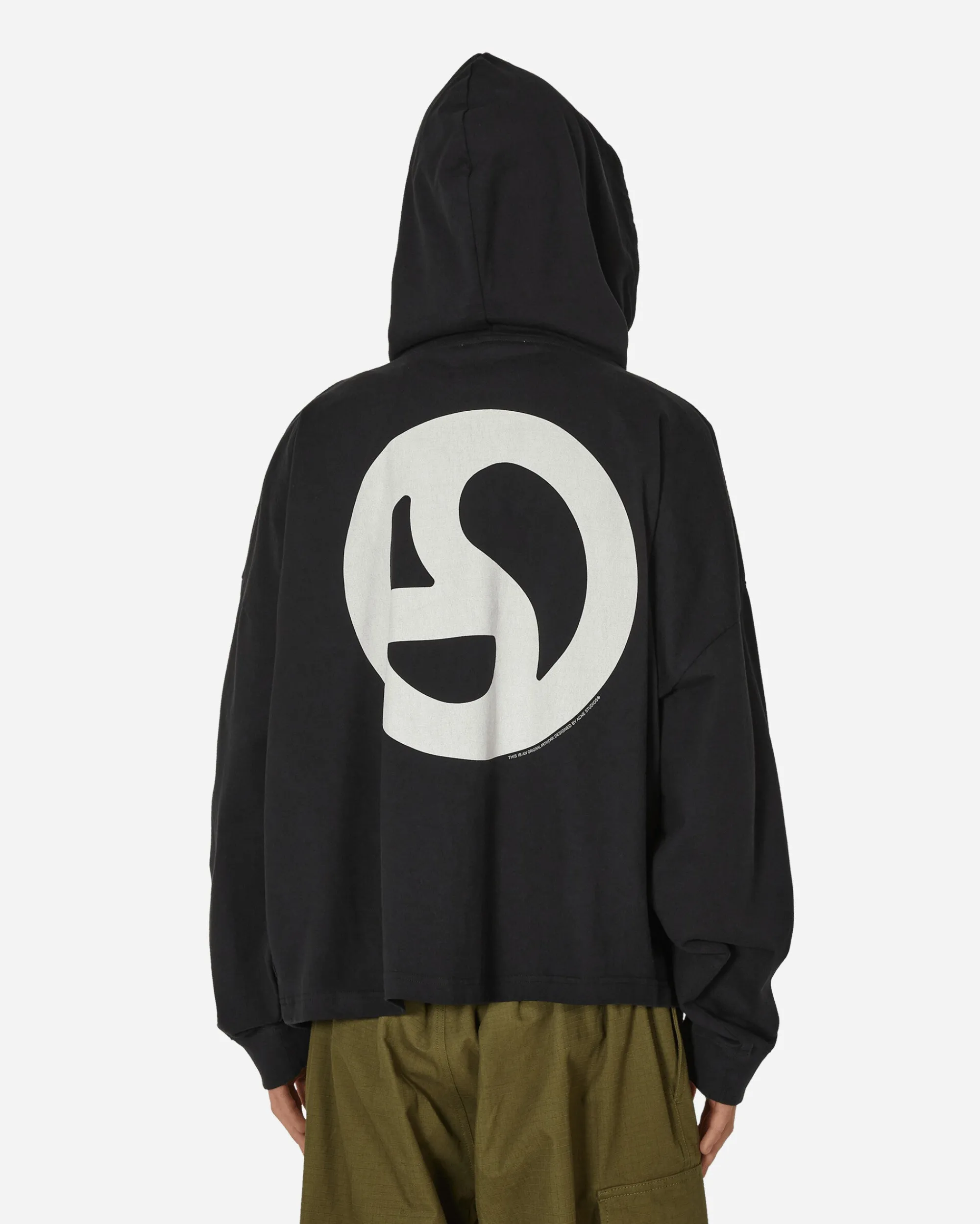 Acne Studios Sweatshirts^Logo Hooded Sweatshirt Black