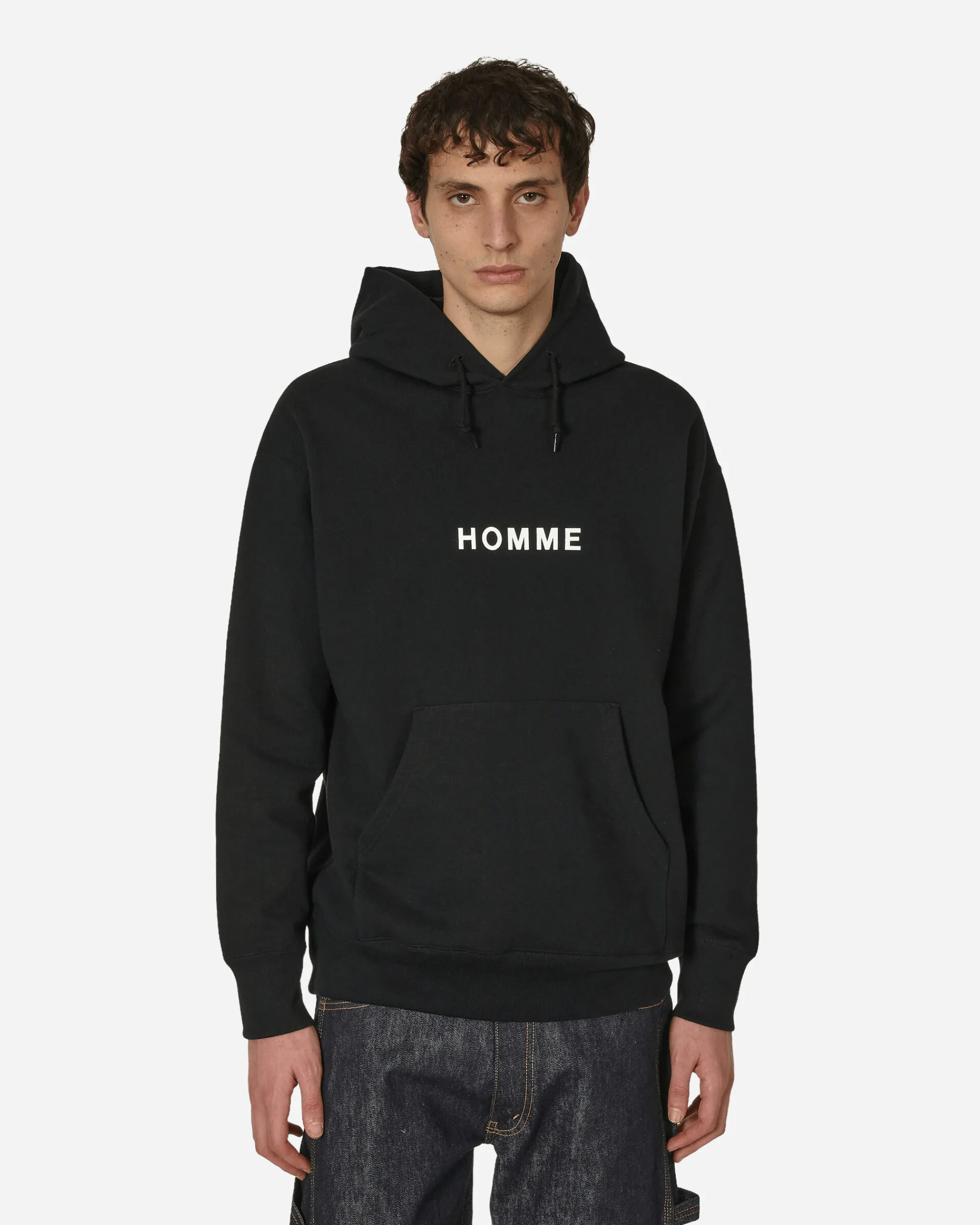 Comme Des Garçons Homme Sweatshirts^Logo Hooded Sweatshirt Black