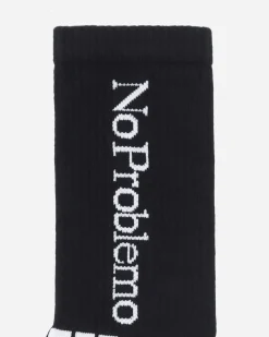 No Problemo Underwear^Logo Socks Black