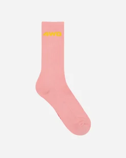 4 Worth Doing Underwear^Logo Socks Pink