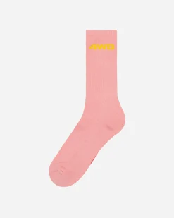 4 Worth Doing Underwear^Logo Socks Pink