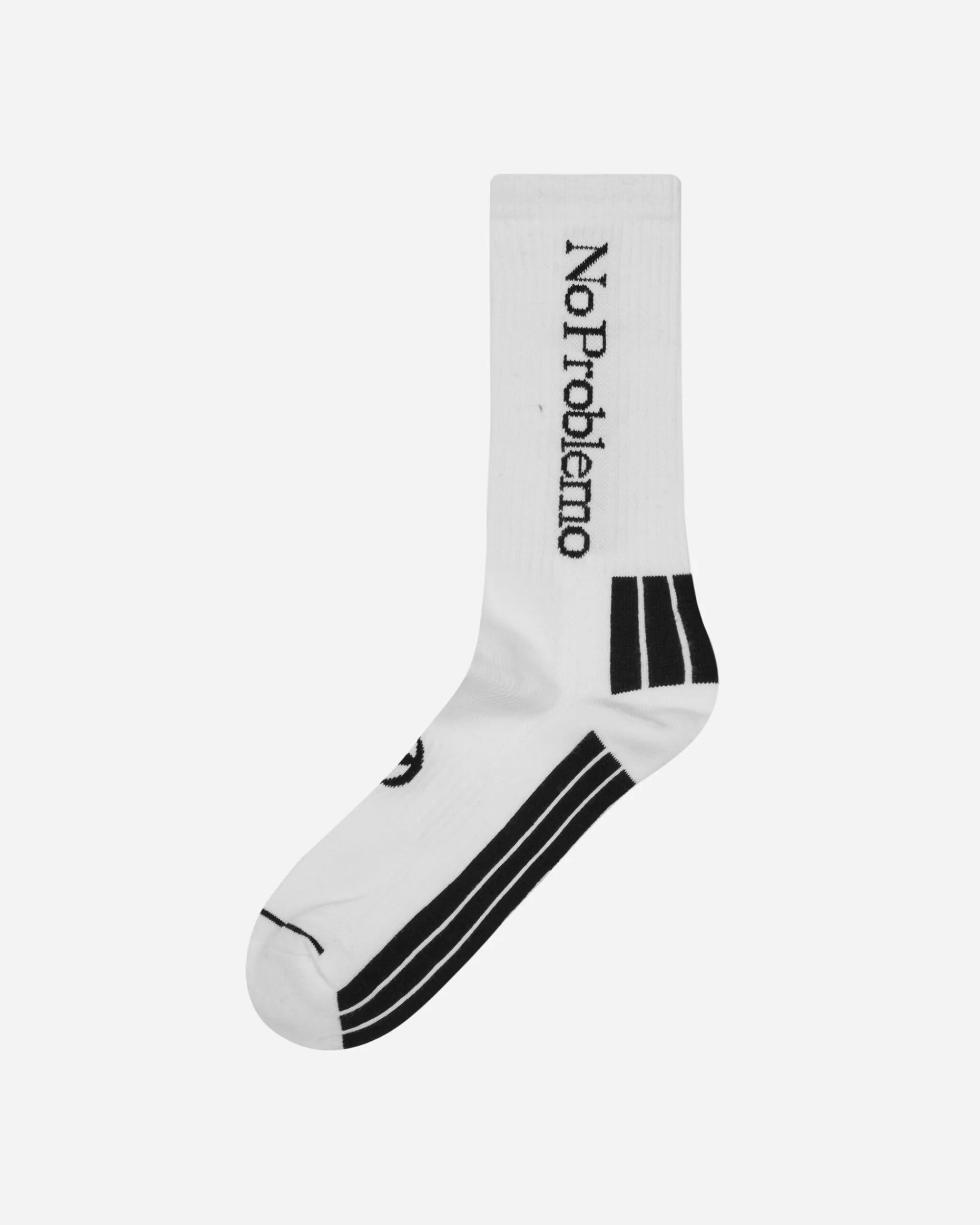 No Problemo Underwear^Logo Socks White