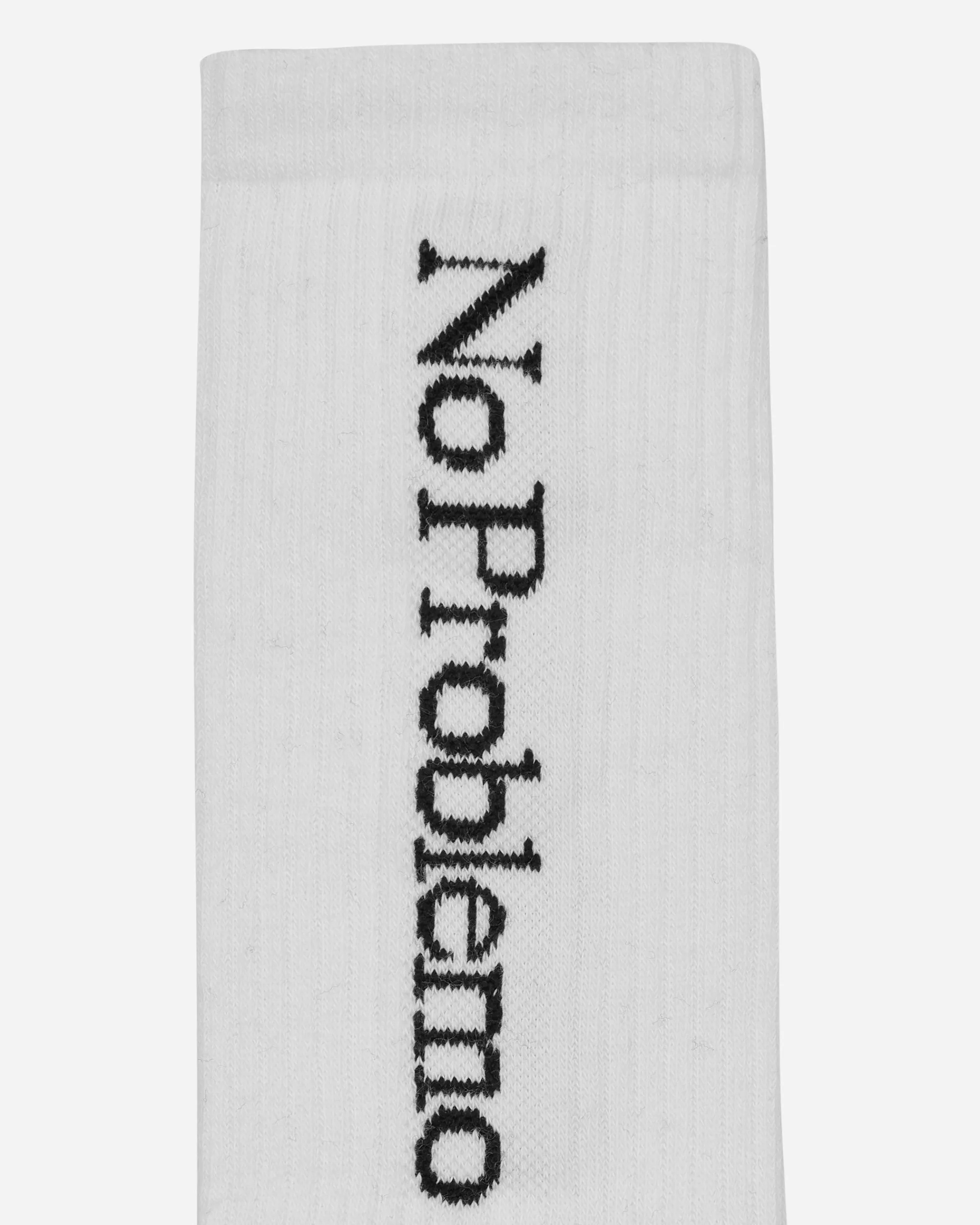 No Problemo Underwear^Logo Socks White