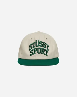 Stüssy Hats|Hats^Logo Sport Cap Natural