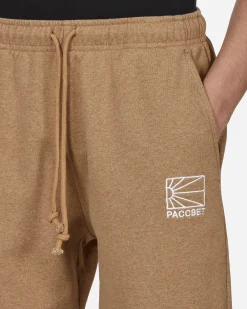 Paccbet Pants^Logo Sweatpants Brown
