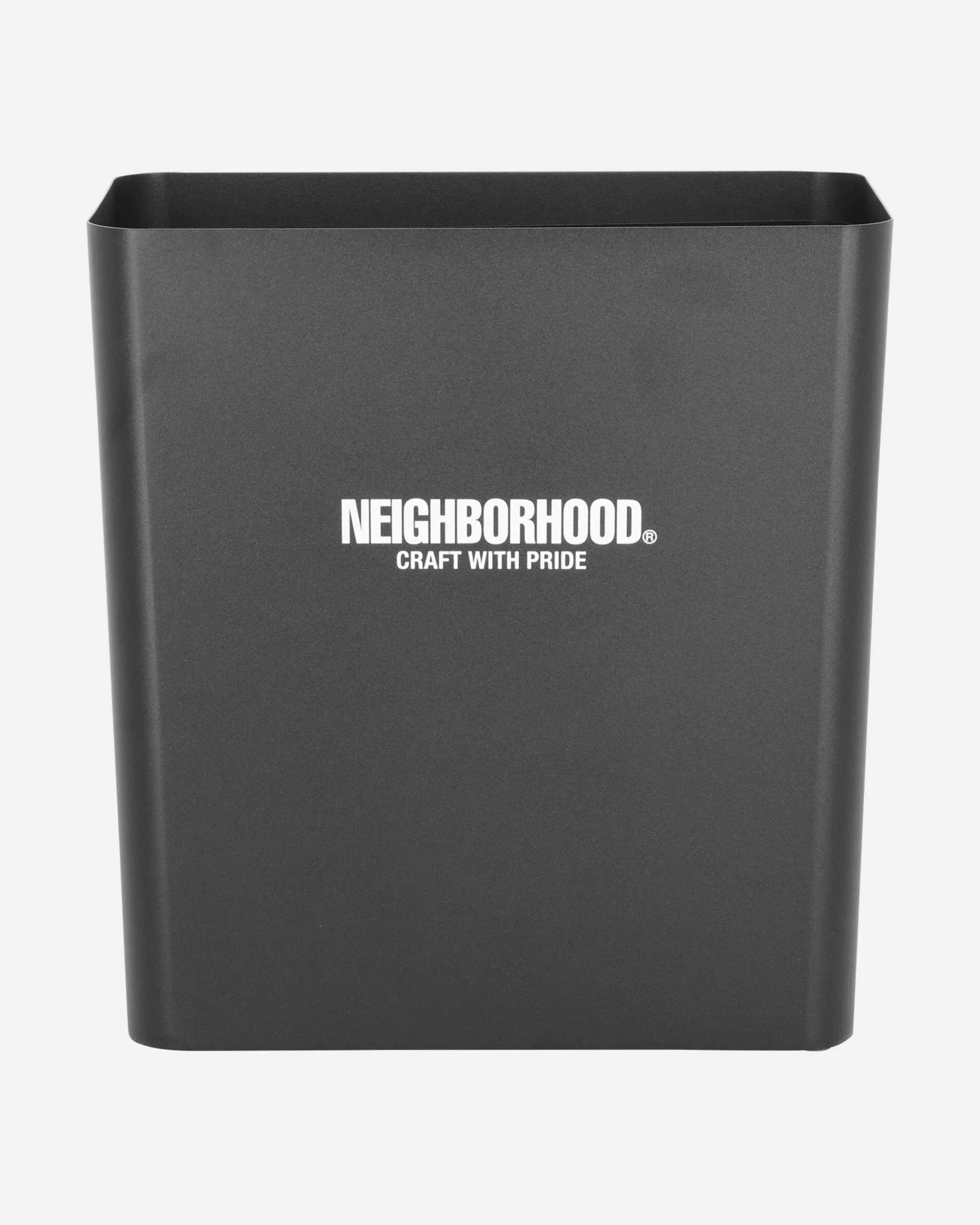 Neighborhood Home^Logo Trash Can Black
