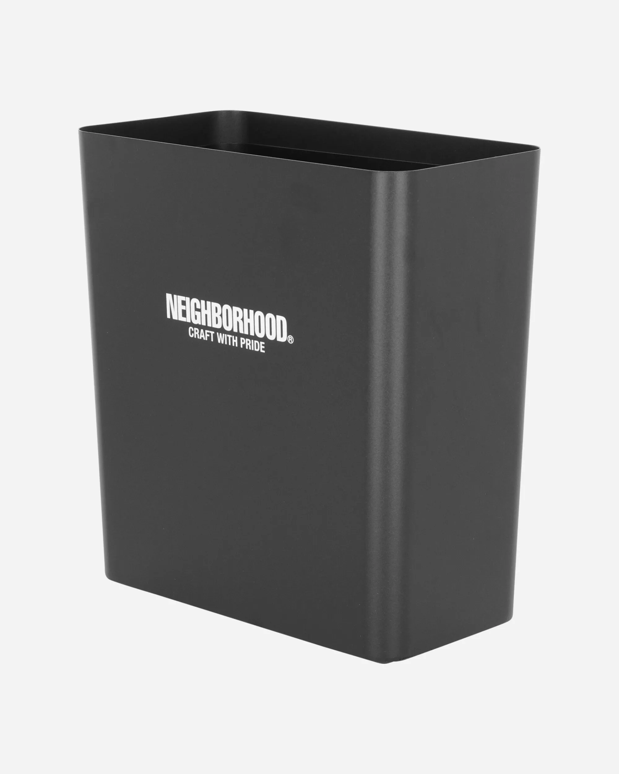 Neighborhood Home^Logo Trash Can Black