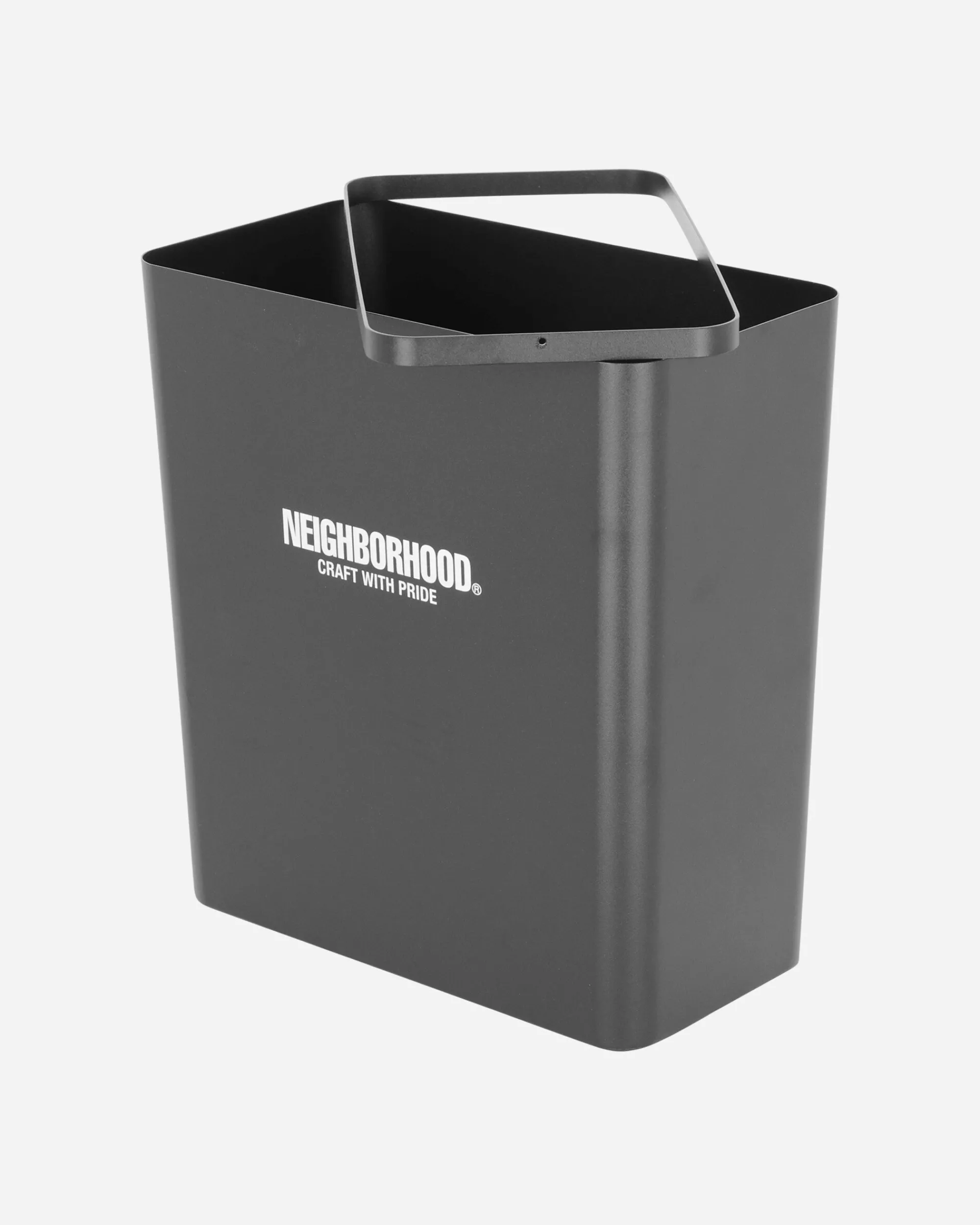 Neighborhood Home^Logo Trash Can Black