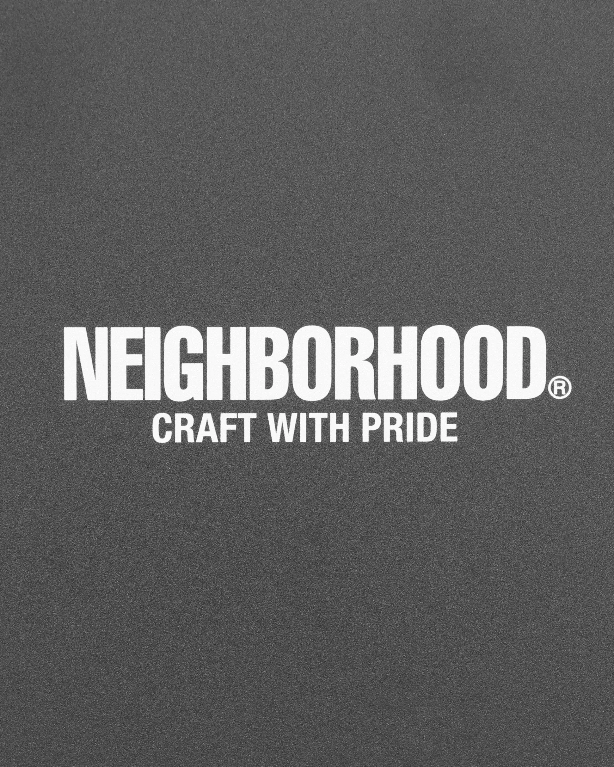Neighborhood Home^Logo Trash Can Black