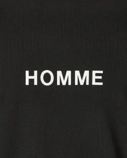 Comme Des Garçons Homme T-Shirts^Logo T-Shirt Black