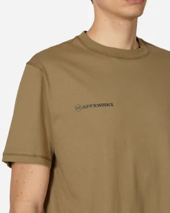 AFFXWRKS T-Shirts^Logo T-Shirt Desert Green