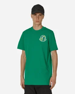 Moncler T-Shirts^Logo T-Shirt Green