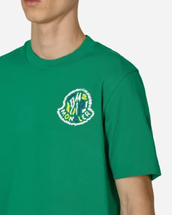 Moncler T-Shirts^Logo T-Shirt Green