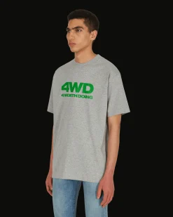 4 Worth Doing T-Shirts^Logo T-Shirt Grey