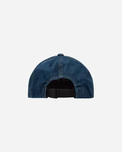 Song for the Mute Hats|Hats^Logo Washed Denim Cap Blue