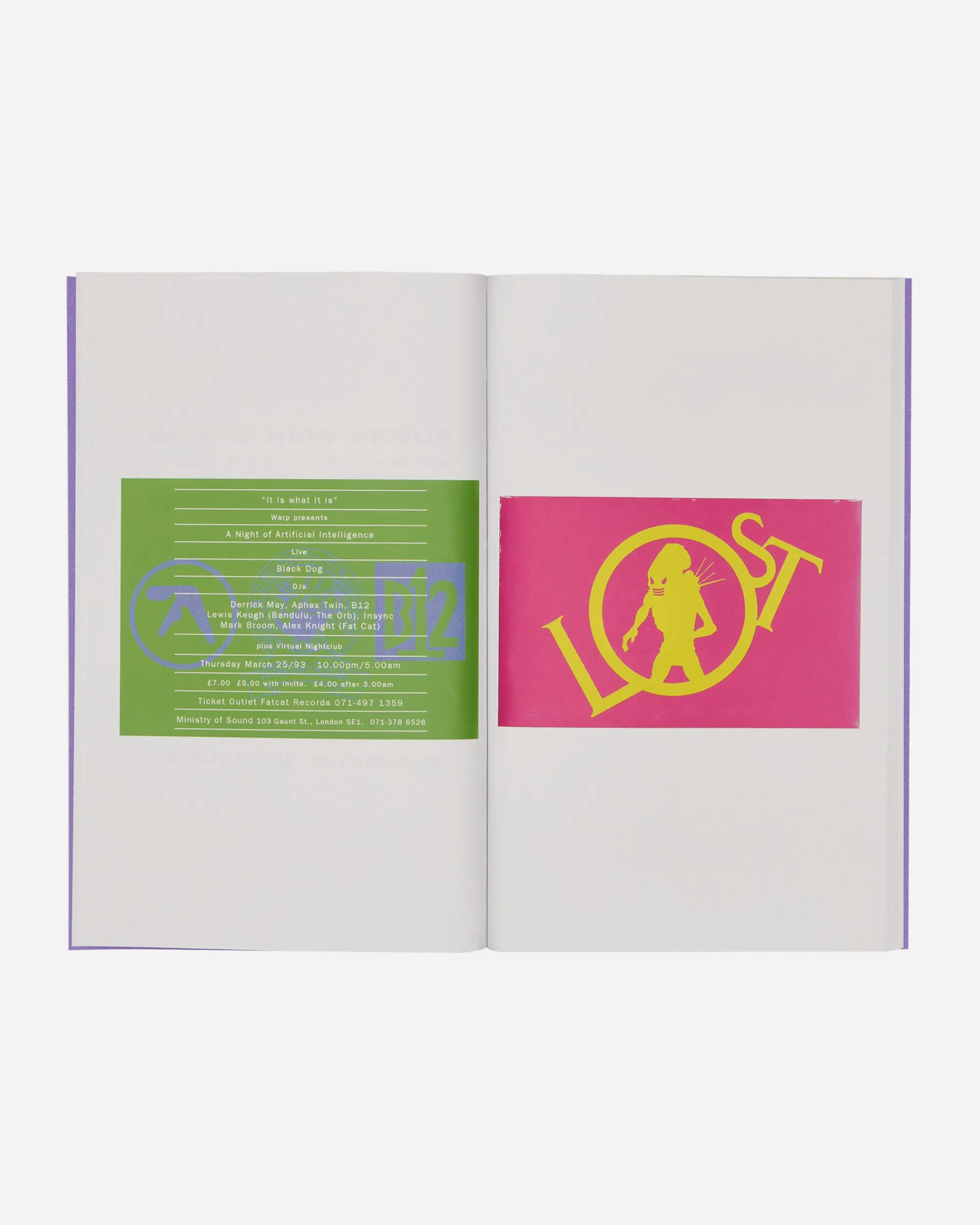 Sprint Magazines Magazines^London Rave Flyers 1990-1996 Zine