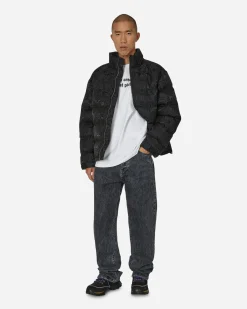 Iuter Pants^Loose Denim Pants Dark Grey