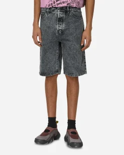 Iuter Shorts^Loose Denim Shorts Grey