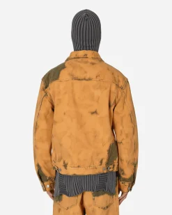 Dries Van Noten Coats And Jackets^Loose Fit Tie-Dye Denim Jacket Light Rust