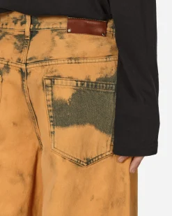 Dries Van Noten Pants^Loose Fit Tie-Dye Jeans Light Rust