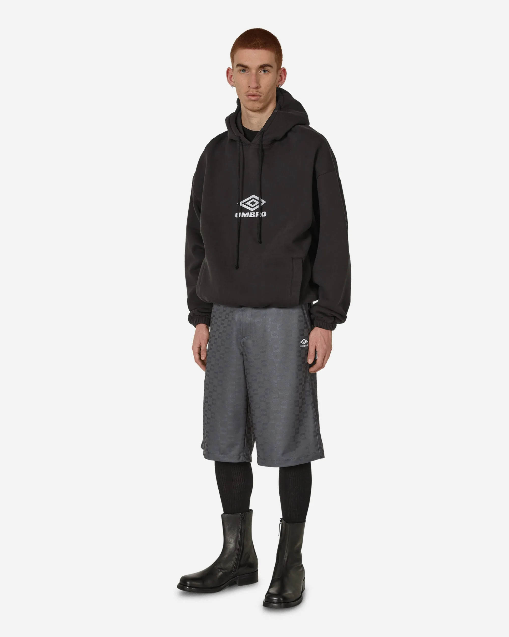 Umbro Shorts^Loose Jacquard Shorts Dark Shadow