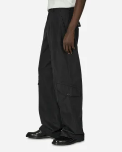 Dries Van Noten Pants^Loose Overdyed Pants Black