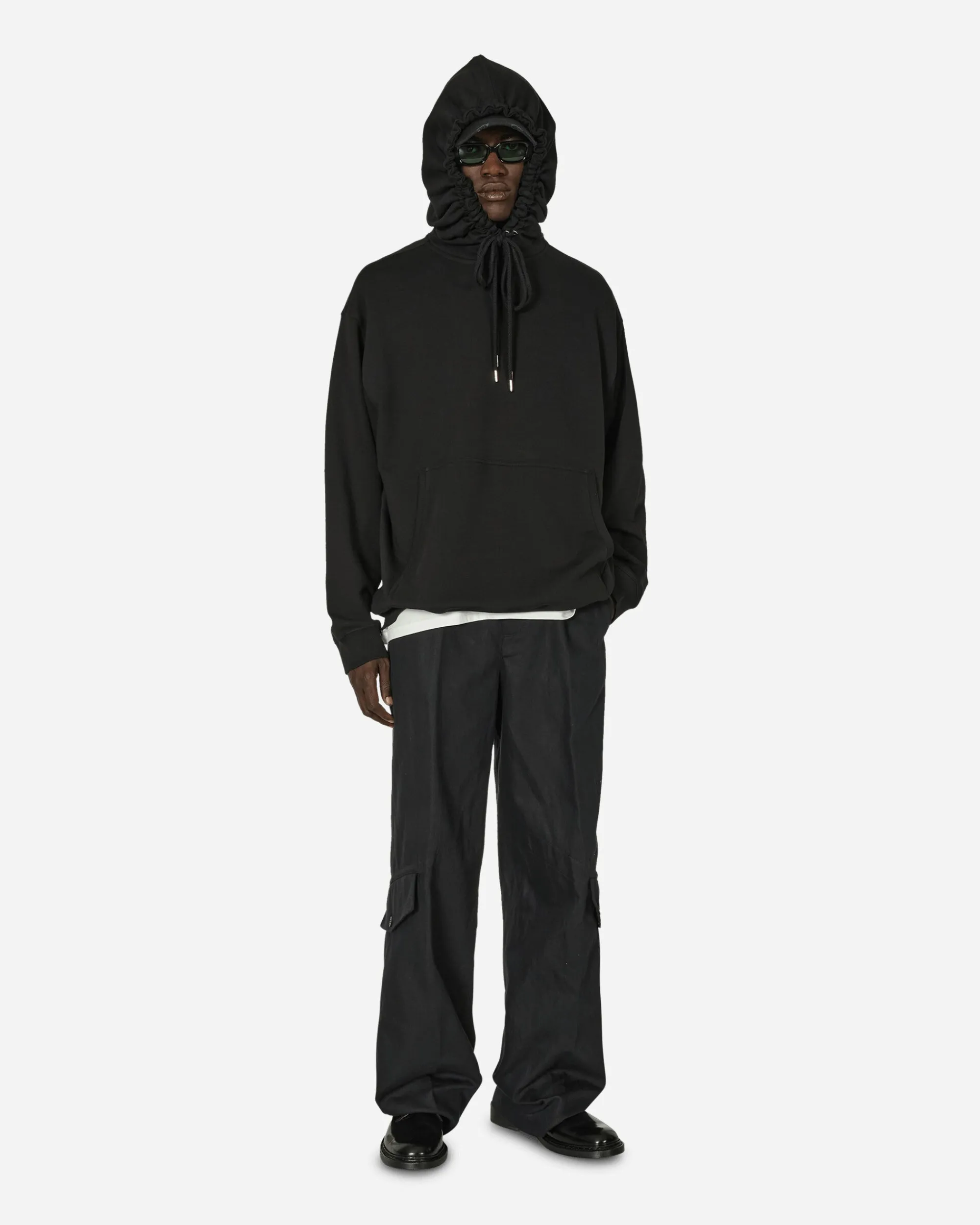 Dries Van Noten Pants^Loose Overdyed Pants Black