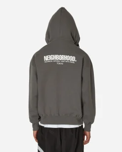 Neighborhood Sweatshirts^Lordz Of Brooklyn Hooded Sweatshirt Charcoal